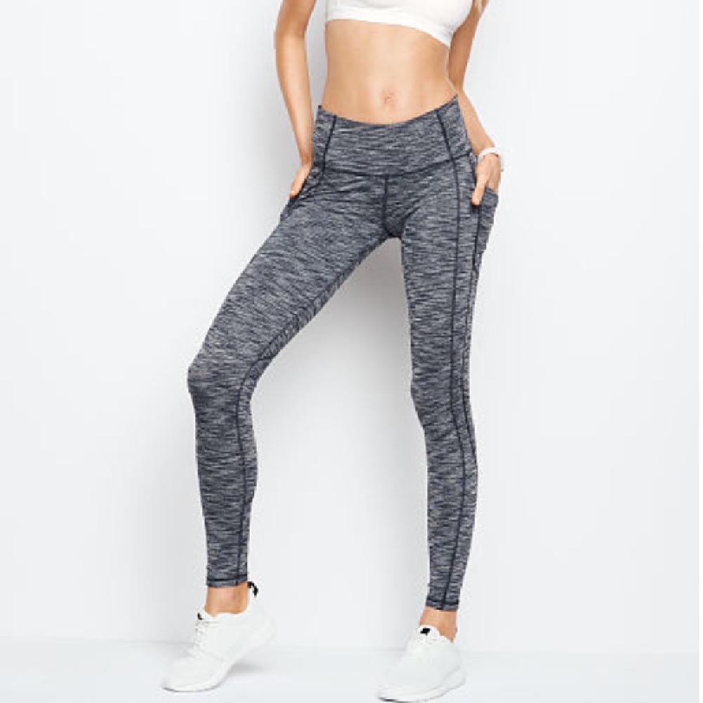 The Knockout Victoria Sport Black Marl tights